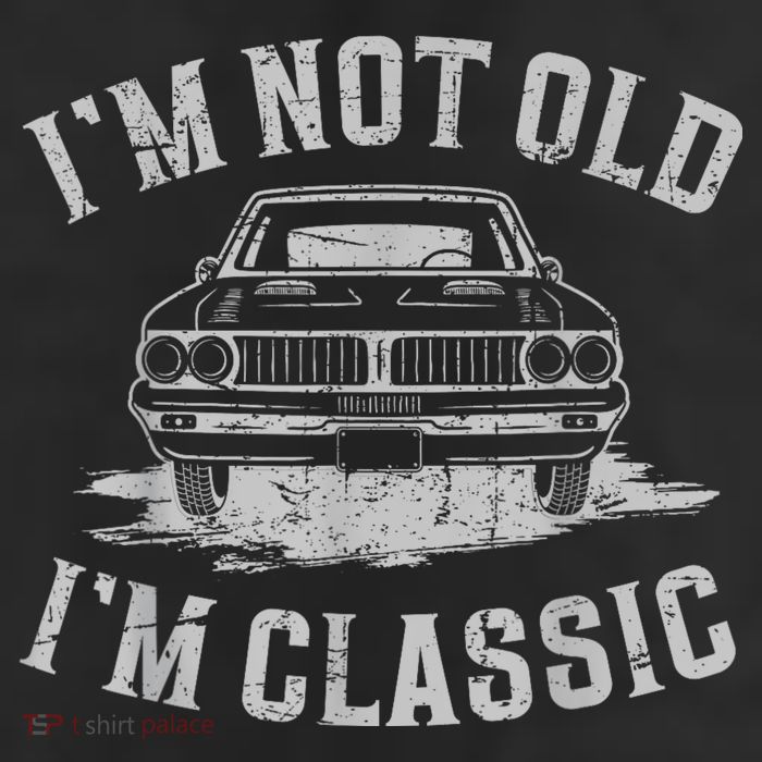 Im Not Old Im Classic Im Not Old Im Classic Tee Funny 7 Panel Mesh Trucker Snapback Hat