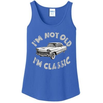 Im Not Old Im Classic Classic Car Ladies Essential Tank