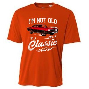 IM Not Old IM Classic Funny 60s Muscle Car Lover Gift Cooling Performance Crew T-Shirt