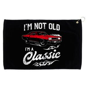 IM Not Old IM Classic Funny 60s Muscle Car Lover Gift Grommeted Golf Towel