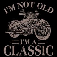 IM Not Old IM Classic Motocycle Biker Cooling Performance Crew T-Shirt