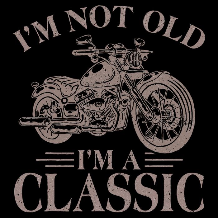 IM Not Old IM Classic Motocycle Biker Cooling Performance Crew T-Shirt
