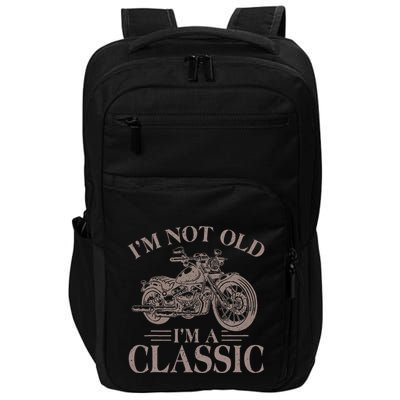 IM Not Old IM Classic Motocycle Biker Impact Tech Backpack