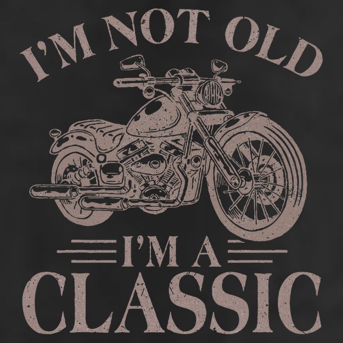 IM Not Old IM Classic Motocycle Biker 11oz C Handle Ceramic Mug