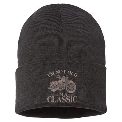 IM Not Old IM Classic Motocycle Biker Sustainable Knit Beanie