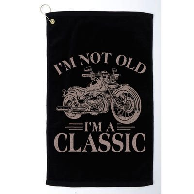IM Not Old IM Classic Motocycle Biker Golf Towel