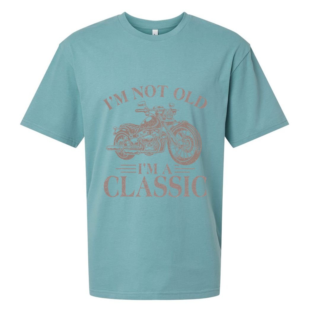 IM Not Old IM Classic Motocycle Biker Sueded Cloud Jersey T-Shirt