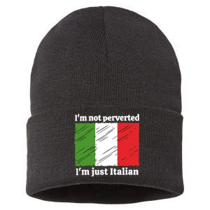 Im Not Perverted Just Italian Sustainable Knit Beanie