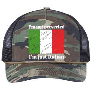 Im Not Perverted Just Italian Retro Rope Trucker Hat Cap