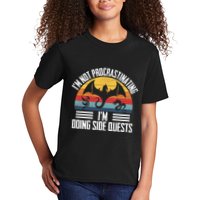 IM Not Procrastinating IM Doing Side Quests Rpg Dice Game Kids T-Shirt