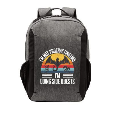 IM Not Procrastinating IM Doing Side Quests Rpg Dice Game Vector Backpack