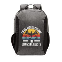 IM Not Procrastinating IM Doing Side Quests Rpg Dice Game Vector Backpack