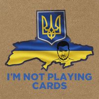 I’M Not Playing Cards Zelensky Trump Cotton Canvas Backpack