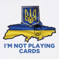 I’M Not Playing Cards Zelensky Trump Adult Drive Performance Visor