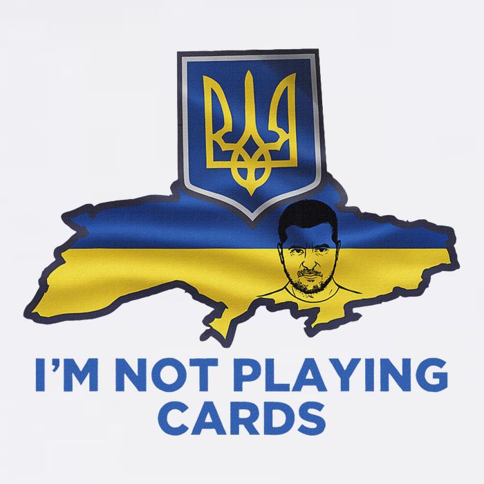 I’M Not Playing Cards Zelensky Trump Adult Drive Performance Visor
