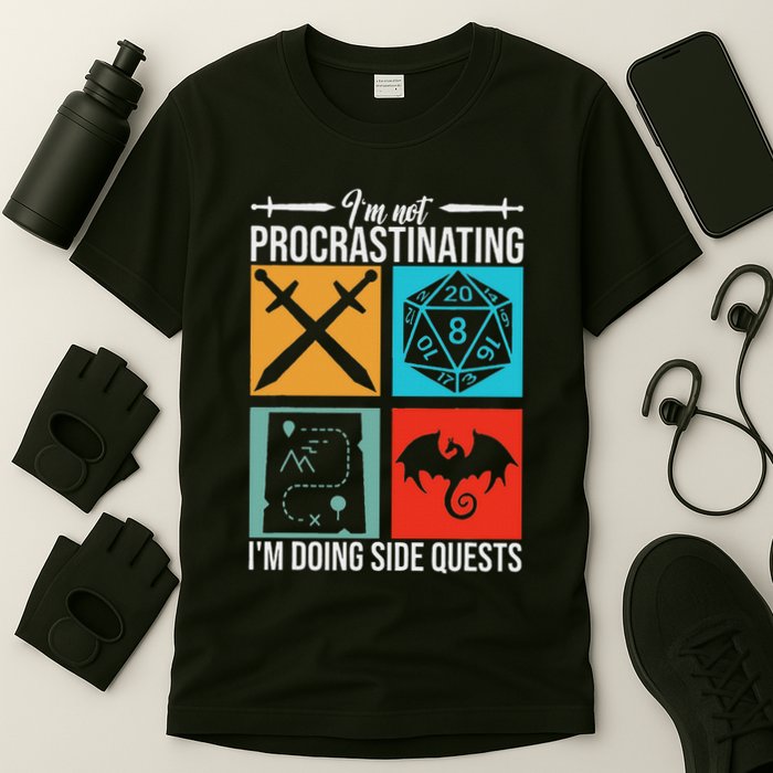 IM Not Procrastinating IM Doing Side Quests For Rpg Gamers T-Shirt