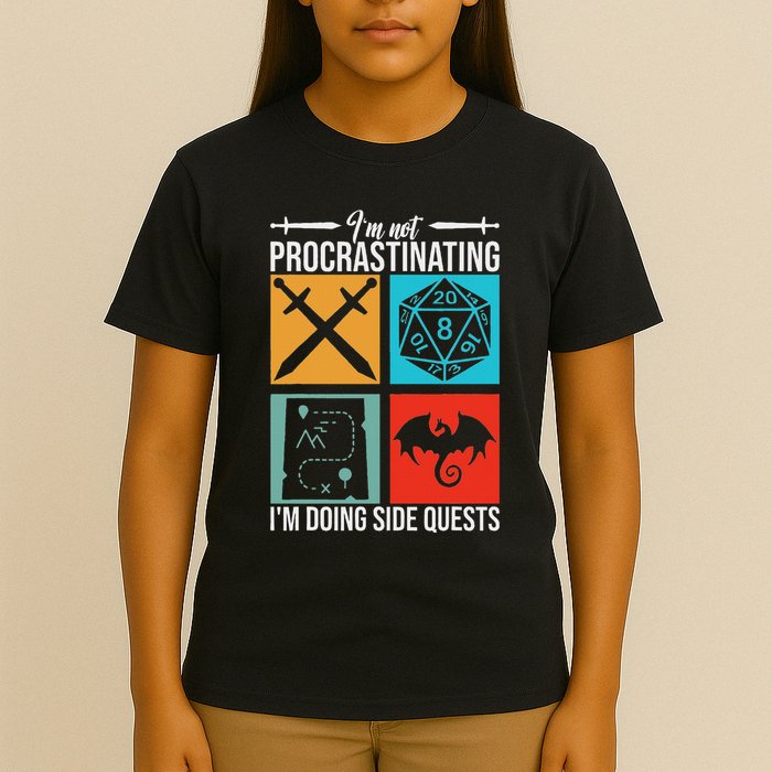 IM Not Procrastinating IM Doing Side Quests For Rpg Gamers T-Shirt