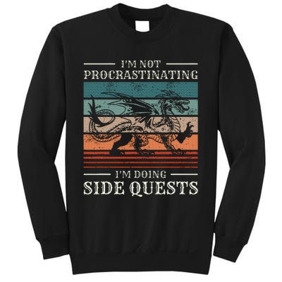 IM Not Procrastinating IM Doing Side Quests Rpg Gamer Sweatshirt