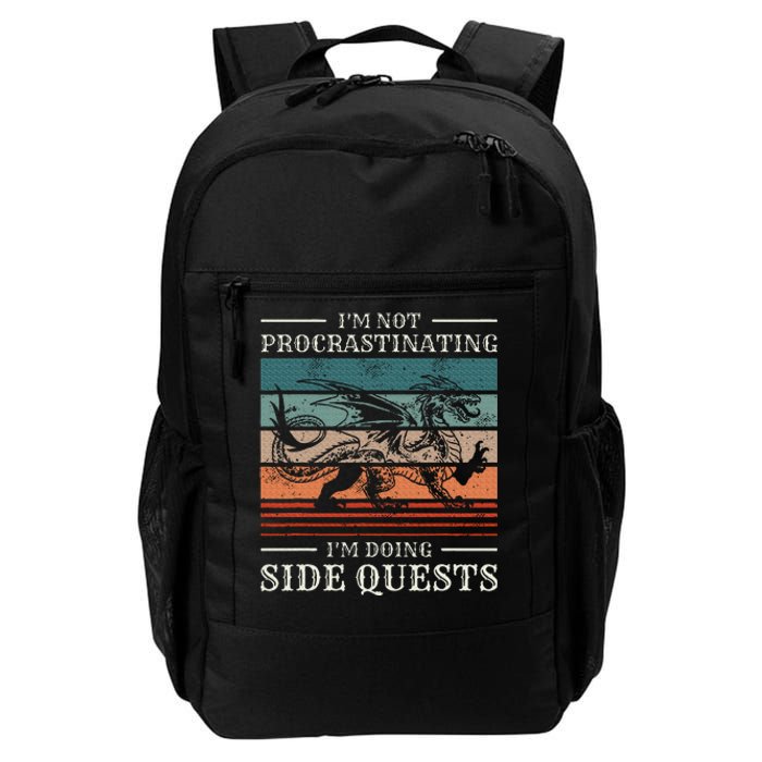 IM Not Procrastinating IM Doing Side Quests Rpg Gamer Daily Commute Backpack