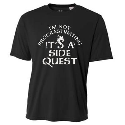 I'm Not Procrastinating It's A Side Quest Cooling Performance Crew T-Shirt