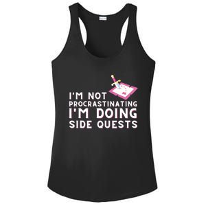 Im Not Procrastinating Im Doing Side Quests Gamer Gaming Ladies PosiCharge Competitor Racerback Tank