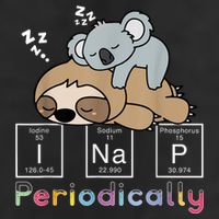 I Nap Periodically Funny Science Sloth Lover Koala Mama Bear Adult Drive Performance Visor