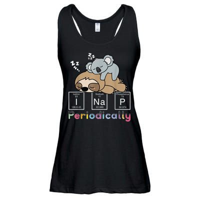 I Nap Periodically Funny Science Sloth Lover Koala Mama Bear Ladies Essential Flowy Tank