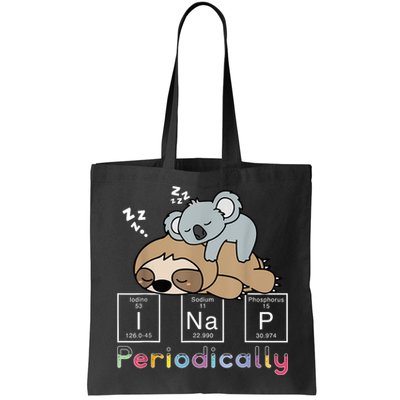 I Nap Periodically Funny Science Sloth Lover Koala Mama Bear Bag