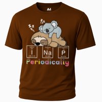 I Nap Periodically Funny Science Sloth Lover Koala Mama Bear Cooling Performance Crew T-Shirt