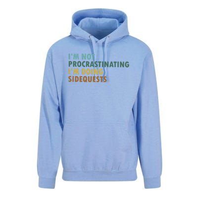 IM Not Procrastinating IM Doing Sidequests Gamer Dad Unisex Surf Hoodie