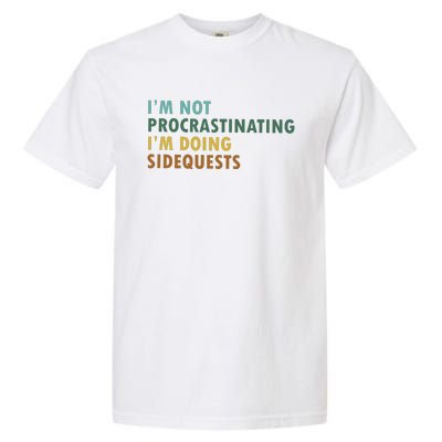 IM Not Procrastinating IM Doing Sidequests Gamer Dad Garment-Dyed Heavyweight T-Shirt