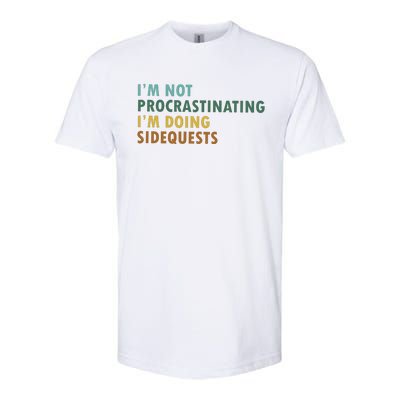 IM Not Procrastinating IM Doing Sidequests Gamer Dad Softstyle CVC T-Shirt