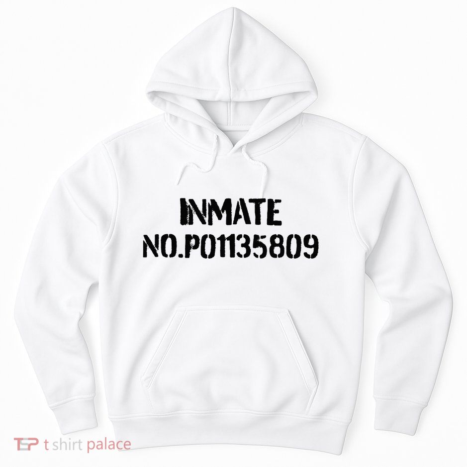 Inmate No. P01135809 County Jail Funny Orange Hoodie