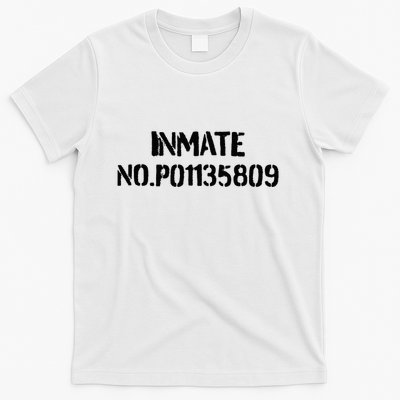 Inmate No. P01135809 County Jail Funny Orange T-Shirt