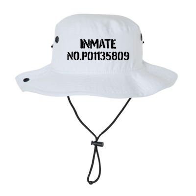 Inmate No. P01135809 County Jail Funny Orange Bucket Hat