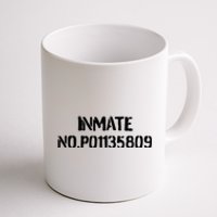 Inmate No. P01135809 County Jail Funny Orange Coffee Mug