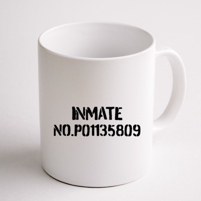 Inmate No. P01135809 County Jail Funny Orange Coffee Mug