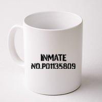 Inmate No. P01135809 County Jail Funny Orange Coffee Mug