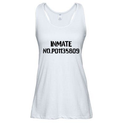 Inmate No. P01135809 County Jail Funny Orange Ladies Essential Flowy Tank