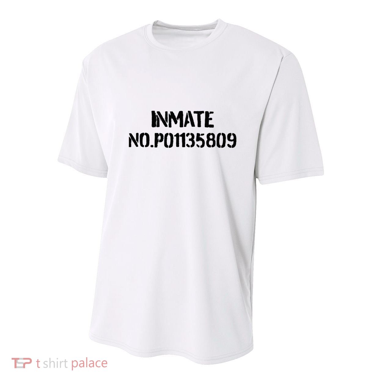 Inmate No. P01135809 County Jail Funny Orange Youth Performance Sprint T-Shirt