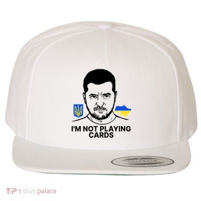 IM Not Playing Cards Wool Snapback Cap