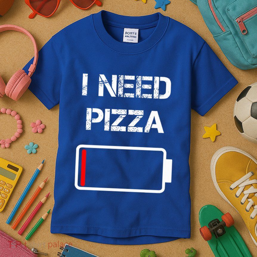 I need pizza  Italian food  Pizza Lover  Funny Pizza  Kids T-Shirt