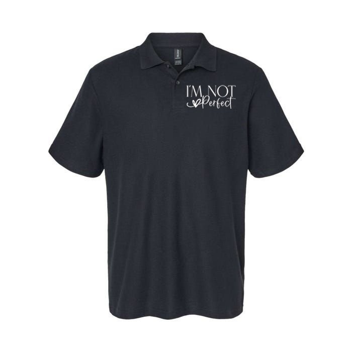 IM Not Perfect IM Limited Edition Softstyle Adult Sport Polo