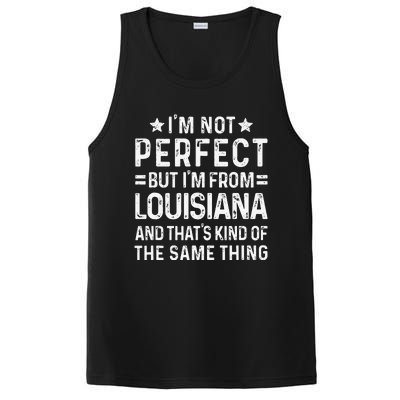 I'm Not Perfect But I'm From Louisiana Pride Home State PosiCharge Competitor Tank