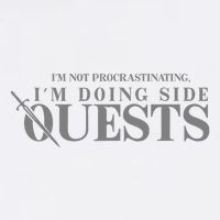IM Not Procrastinating IM Doing Side Quests Cooling Performance Long Sleeve Crew