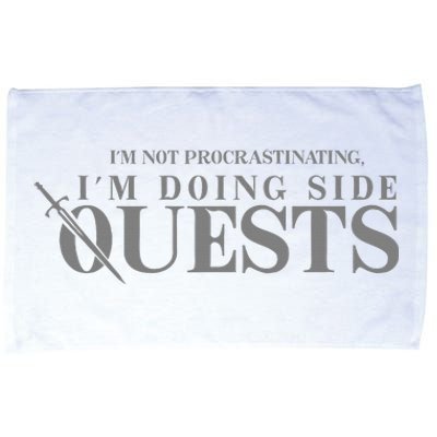 IM Not Procrastinating IM Doing Side Quests Microfiber Hand Towel