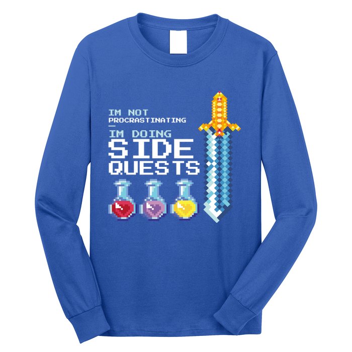 IM Not Procrastinating IM Doing Side Quests Mmoga Games Great Gift Long Sleeve Shirt