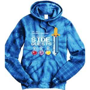 IM Not Procrastinating IM Doing Side Quests Mmoga Games Great Gift Tie Dye Hoodie