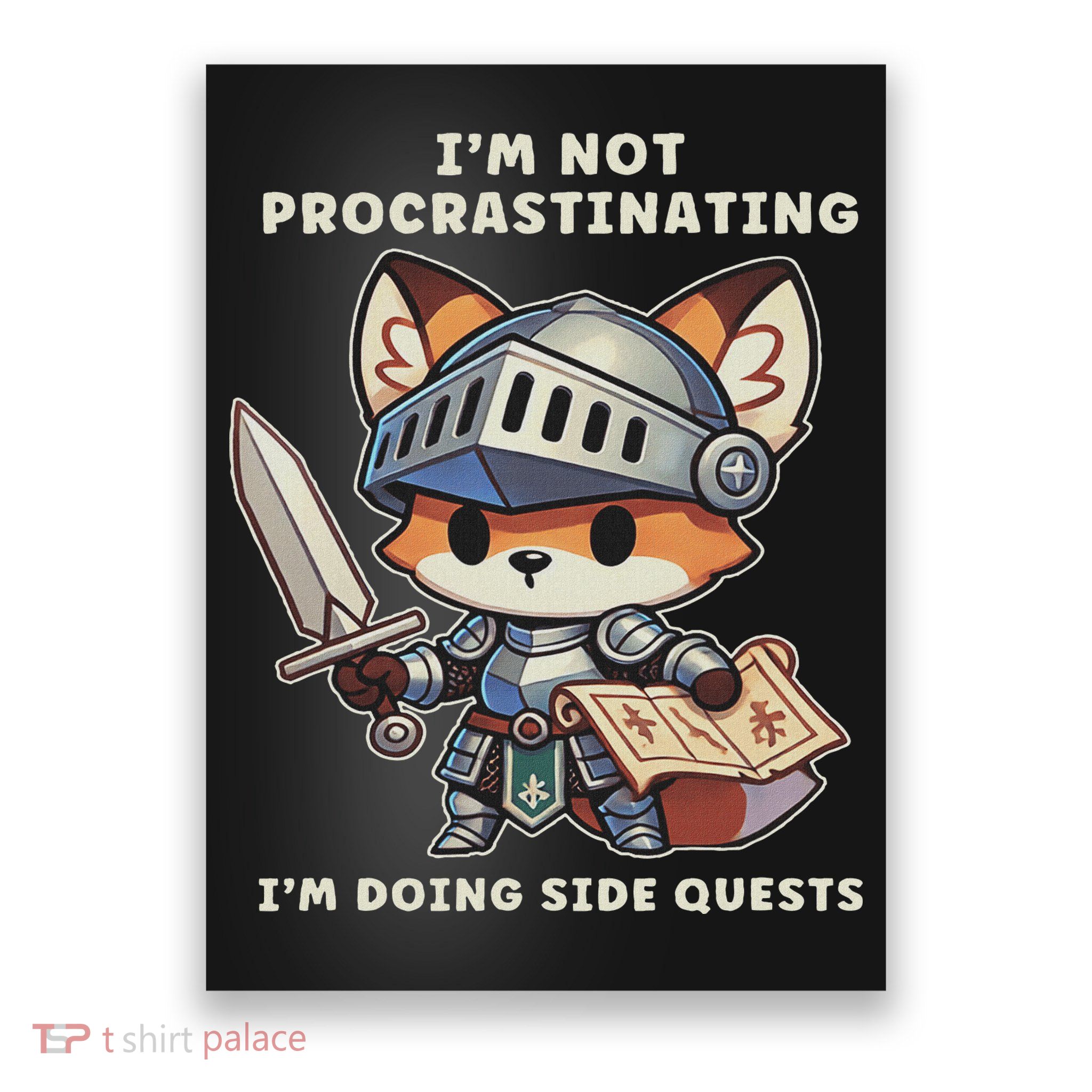 I'm Not Procrastinating I'm Doing Side Quests Gamer Poster