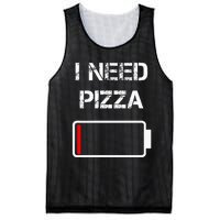 I Need Pizza Italian Food Pizza Lover Funny Pizza Mesh Reversible Basketball Jersey Tank